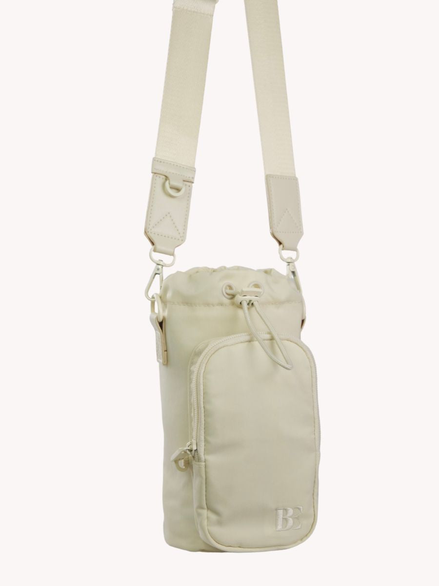 Beige Anti theft Travel Water Bottle Bag